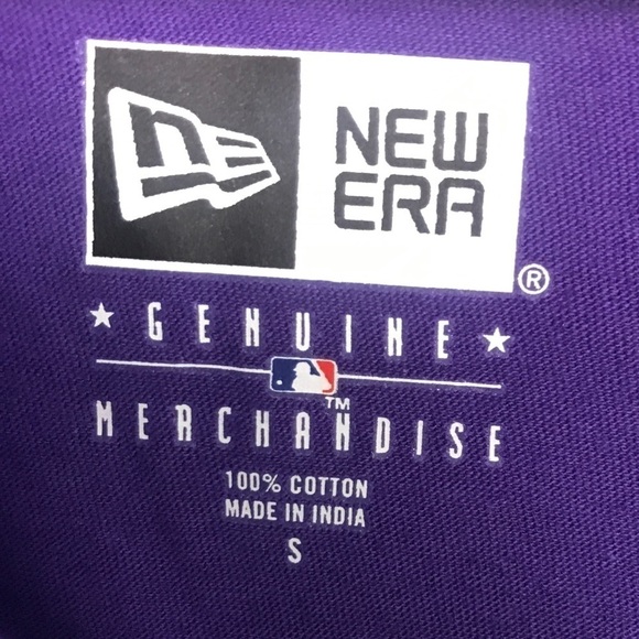 Colorado Rockies purple short sleeve T-shirt small - Picture 7 of 13